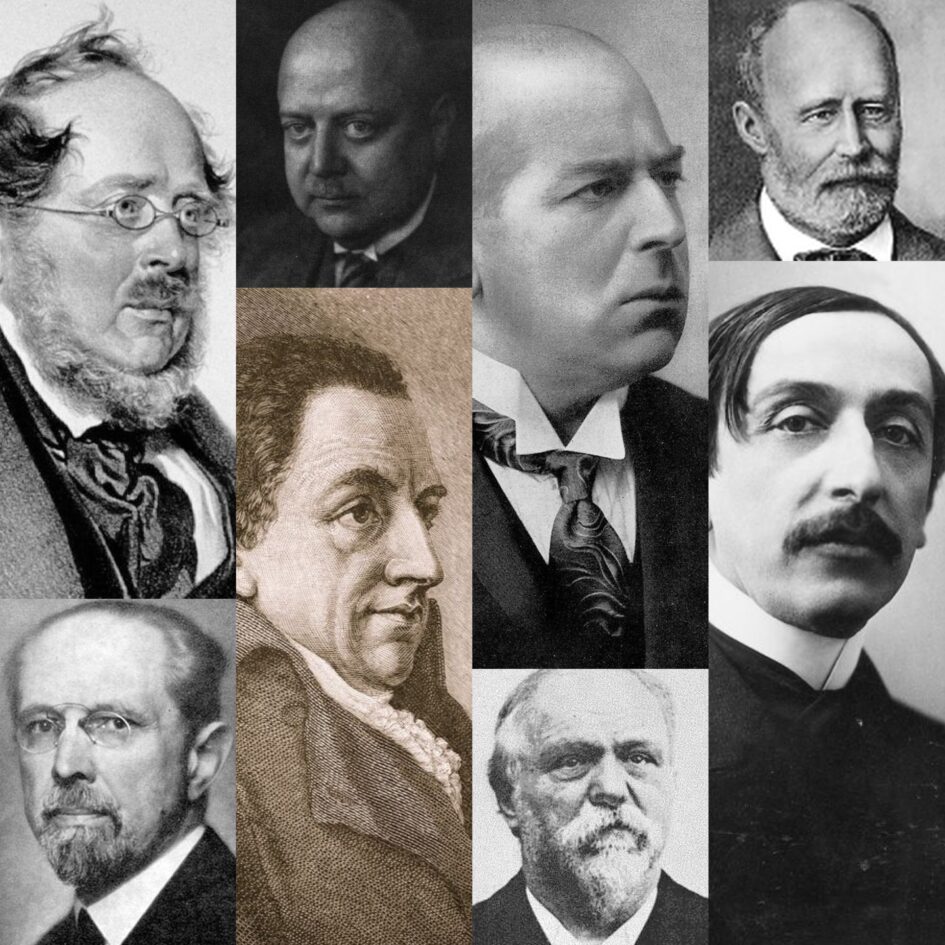 Collage of early National Socialist philosophical influencers